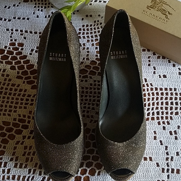 Stuart Weitzman open toes platform size 7.5 - Picture 1 of 6